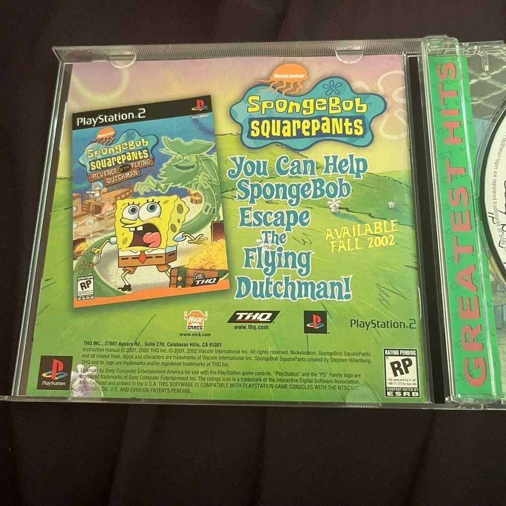 PlayStation SpongeBob SquarePants Supersponge Game